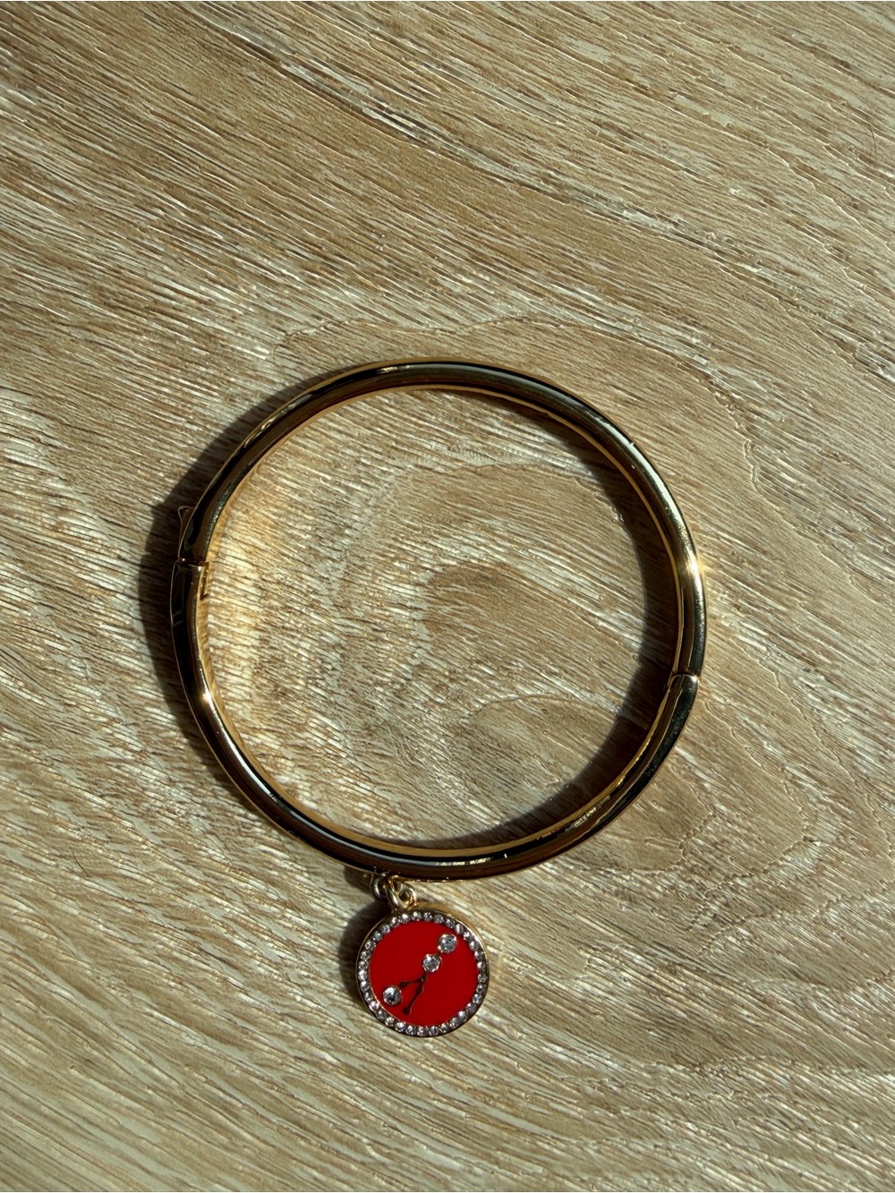 Kate Spade New York Taurus Zodiac Gold Bangle Charm Bracelet